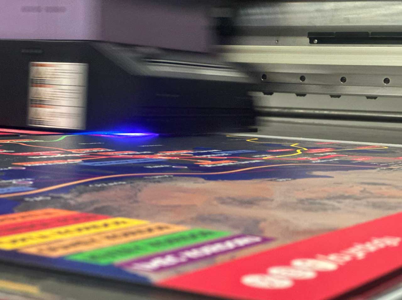Kompozit malzemeler üzerine UV baskı uygulaması